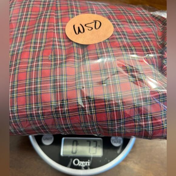 NWT Brooks Brothers Red Tartan Plaid Ruffle Blouse Size 8 (W76) - Picture 10 of 10